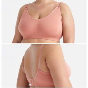 KNIX good to go seamless bra in pink ginger size XXL+